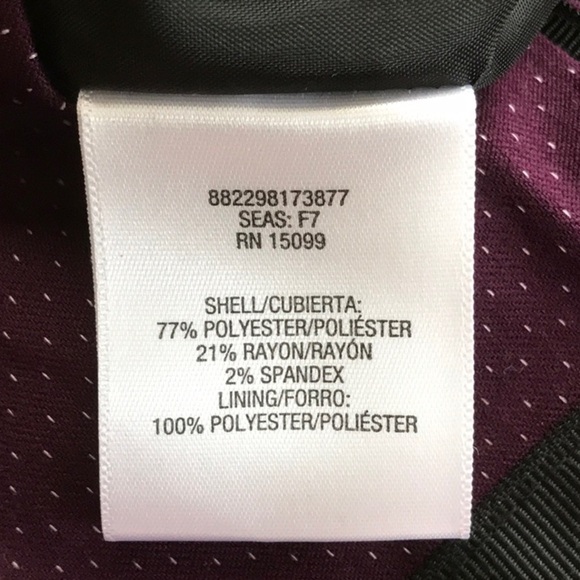 SIMPLY Styled Size S Burgundy and Black Sleeveless A-line Dress NWT - Picture 7 of 8